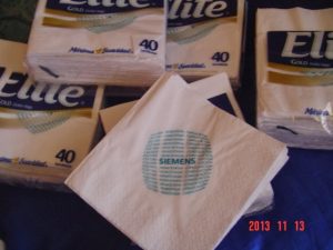Servilletas para Estampar Publicidad