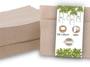 servilletas de papel reciclado sin blanquear